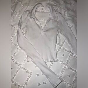 Full Tilt cropped collared shirt